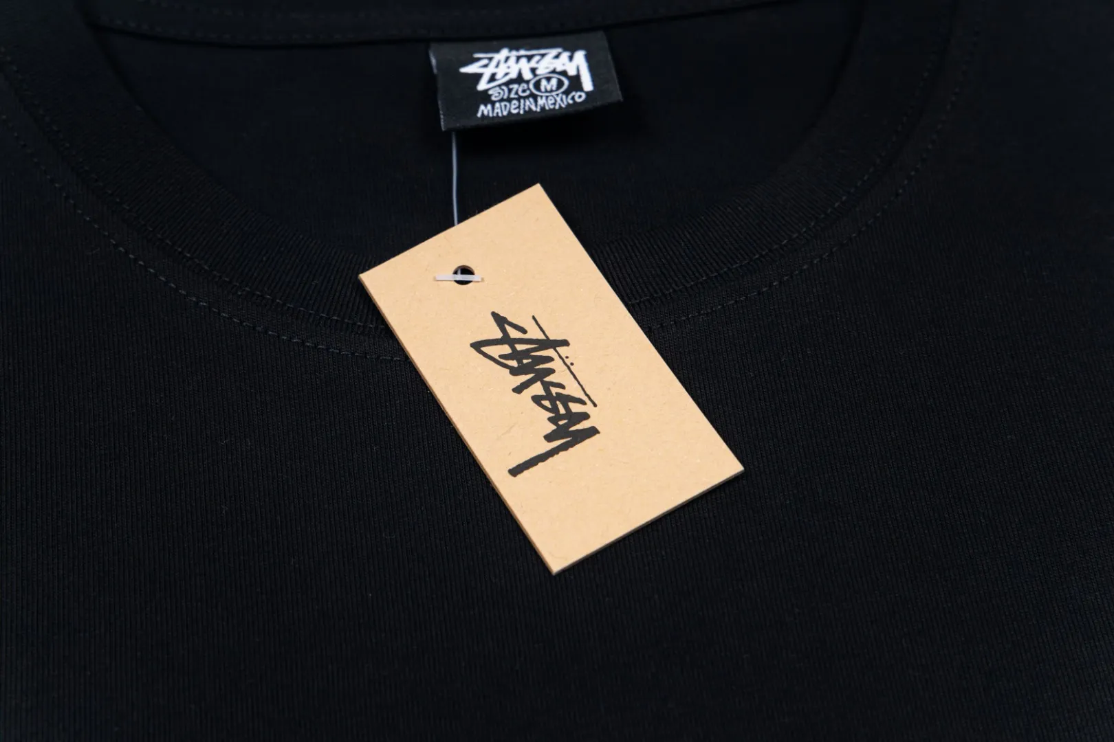 🔥 066# P55 （In Stock ） Stussy T Same Style ：Black White Size：S M L XL ： 260 ：